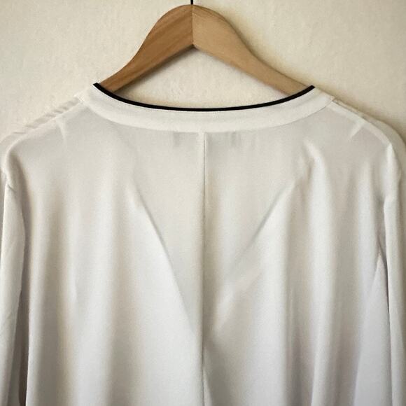 Eloquii Long Sleeve Button Front Shirt Plus Size 22 Career Business Office Siren - Picture 3 of 11